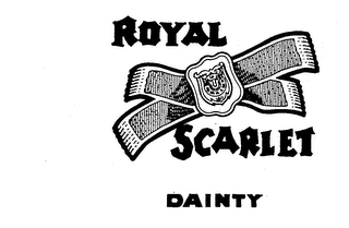 ROYAL SCARLET DAINTY logo