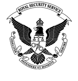 ROYAL SECURITY SERVICE FIDELITER DEFENDERE ET HONESTE SERVIRE logo