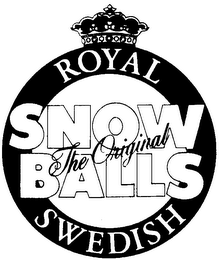 ROYAL SWEDISH THE ORIGINAL SNOW BALLS logo