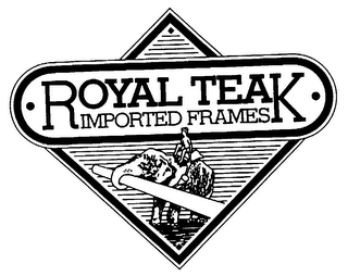 ROYAL TEAK IMPORTED FRAMES logo