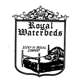 ROYAL WATERBEDS SLEEP IN REGAL COMFORT logo