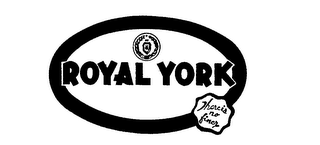 ROYAL YORK THERE IS NO FINER logo