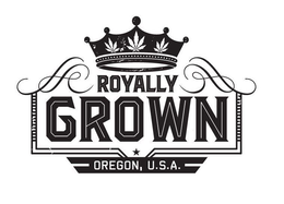 ROYALLY GROWN OREGON, U.S.A. logo