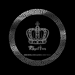 ROYALTEES ONE KING, ONE QUEEN, ONE TEAM logo