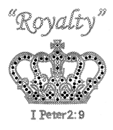 "ROYALTY" I PETER 2:9 logo