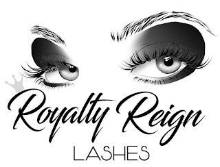 ROYALTY REIGN LASHES logo