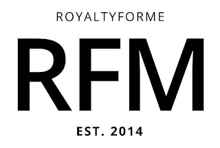 ROYALTYFORME RFM EST. 2014 logo