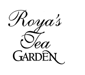 ROYA'S TEA GARDEN logo
