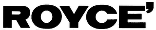 ROYCE' logo