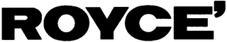 ROYCE' logo