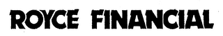 ROYCE FINANCIAL logo