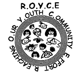 R.O.Y.C.E R.EACHING O.UR Y.OUTH C.OMMUNITY E.FFORT logo