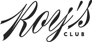 ROY'S CLUB logo