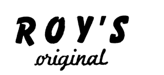 ROY'S ORIGINAL logo