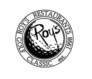 ROY'S RESTAURANTS GOLF CLASSIC EST. 1998