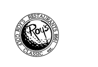 ROY'S RESTAURANTS GOLF CLASSIC EST. 1998 logo