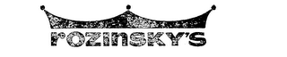 ROZINSKY'S logo