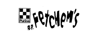 R.P. PURINA FETCHEM'S logo