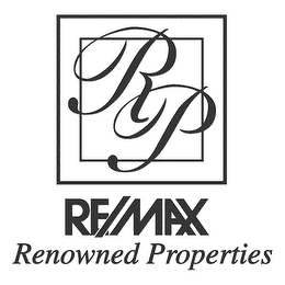 RP RE/MAX RENOWNED PROPERTIES logo