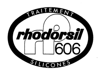 RP RHODORSIL TRAITEMENT SILICONES 606 logo
