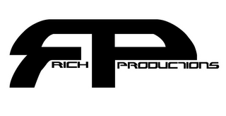 RP RICH PRODUCTIONS logo