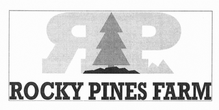RP ROCKY PINES FARM logo