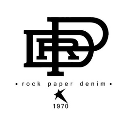 RPD ROCK PAPER DENIM 1970 logo