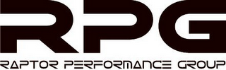 RPG RAPTOR PERFORMANCE GROUP logo