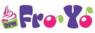 RPM FRO YO logo