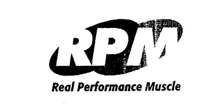 RPM REAL PERFORMANCE MUSCLE logo