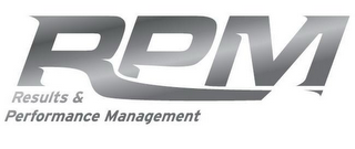 RPM RESULTS & PERFORMANCE MANAGEMENT logo