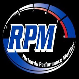 RPM RICHARDS PERFORMANCE MUFFLER logo