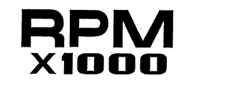 RPM X1000 logo