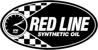 RPM X1000 RED LINE SYNTHETIC OIL logo