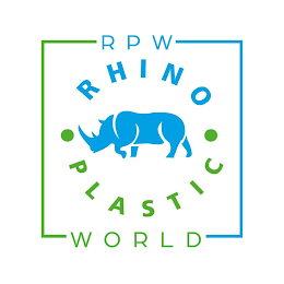RPW RHINO · PLASTIC · WORLD logo