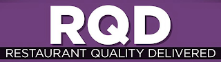 RQD RESTAURANT QUALITY DELIVERED logo