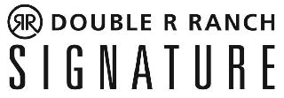 RR DOUBLE R RANCH SIGNATURE logo