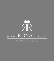 RR MIAMI ROYAL REALTY REAL ESTATE logo
