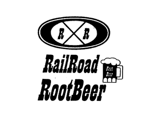 RR RAILROAD ROOTBEER logo