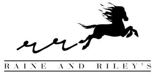 RR RAINE AND RILEY'S logo