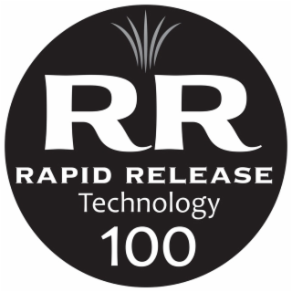 RR RAPID RELEASE TECHNOLOGY 100 logo