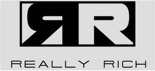 RR REALLY RICH logo