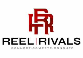 RR REEL RIVALS CONNECT ∙ COMPETE ∙ CONQUER logo