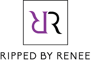 RR RIPPED BY RENEE logo