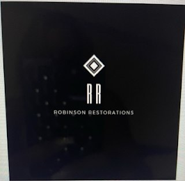 RR ROBINSON RESTORATIONS logo