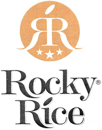 RR ROCKY RICE logo