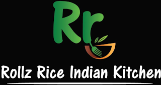 RR ROLLZ RICE INDIAN KITCHEN logo