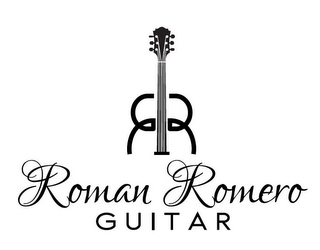 RR ROMAN ROMERO GUITAR logo