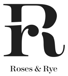 RR ROSES & RYE logo