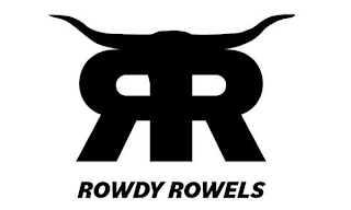 RR ROWDY ROWELS logo